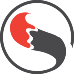 Fox Dark grey circle logo