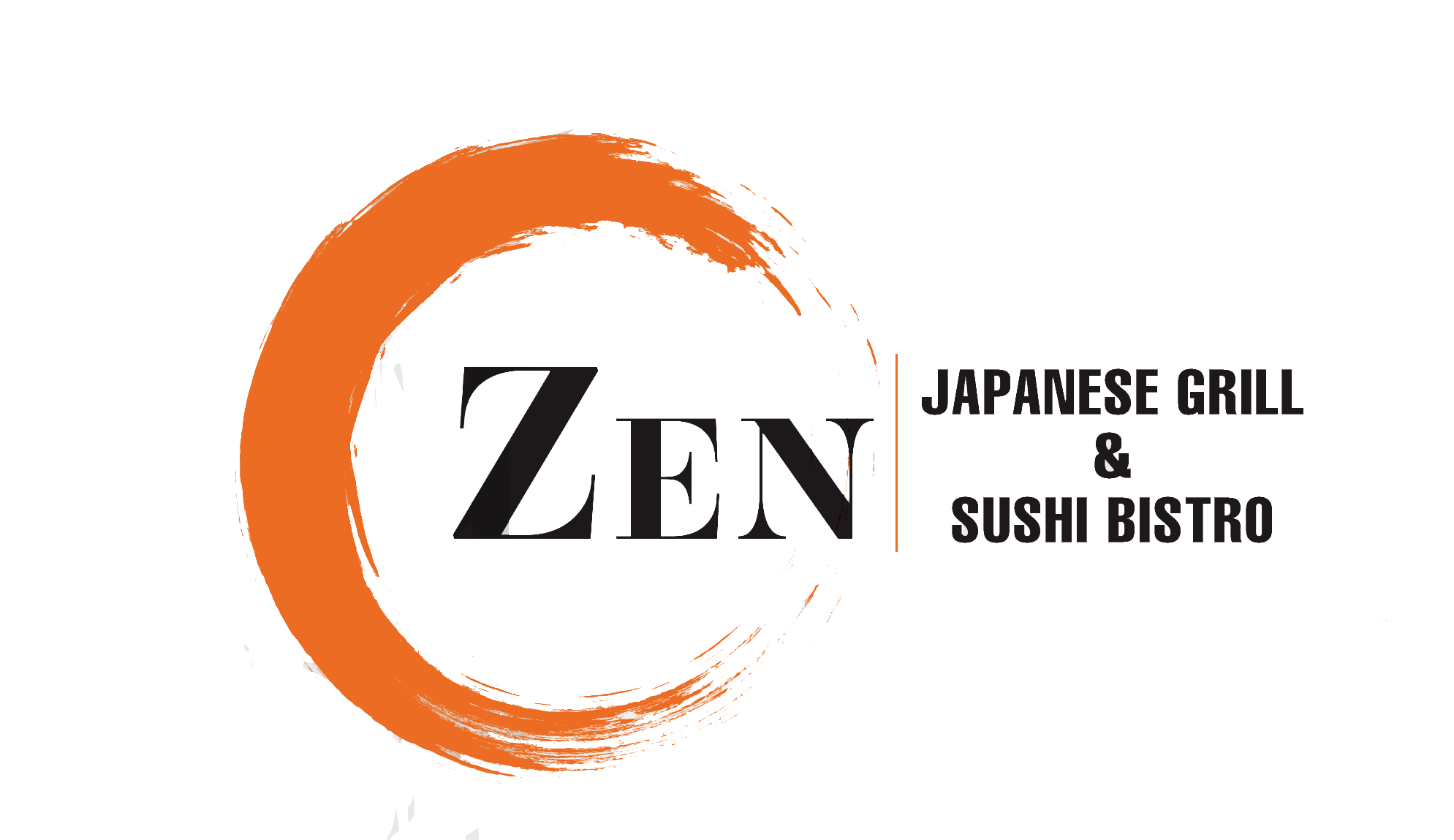 Zen Japanese sushi bistro marketing solutions logo